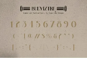 Bvenaztre font