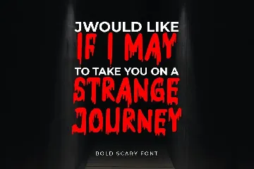 Horror - Bold Scary Font