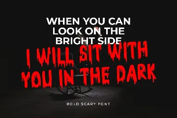 Horror - Bold Scary Font