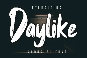 Daylike Handbrush Font