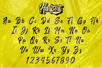 Harpert Script font