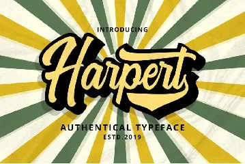 Harpert Script font