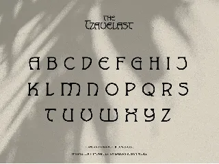 Tzavelast font