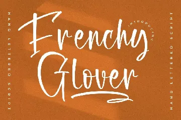 Frenchy Glover Hand Lettered Script font