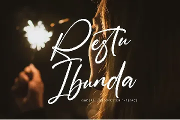 Restu Ibunda font