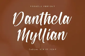 Danthela Myllian Casual Script Font