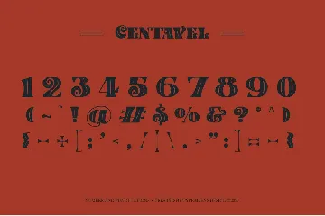 Centavel font