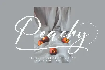 Peachy Modern Handwritten Font