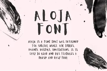 Aloja Light Font