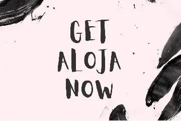 Aloja Light Font