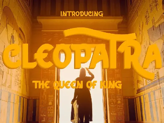 Cleopatra - Display Font