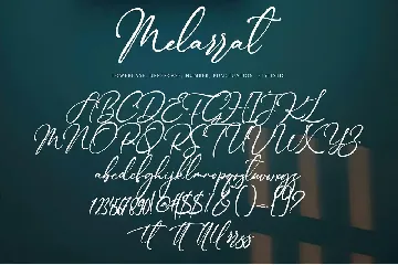 Melarrat font