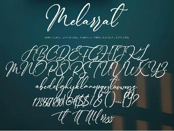 Melarrat font