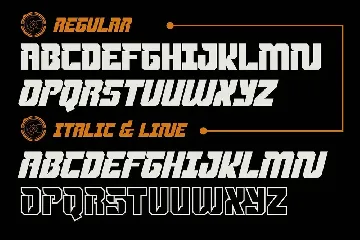 EXECUTE - A Modern Futuristic Font