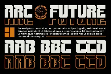 EXECUTE - A Modern Futuristic Font