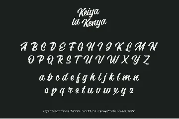 Keiya la Kenya font