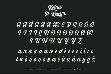 Keiya la Kenya font