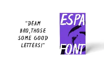 Espa Extended Handwritten Brush Font