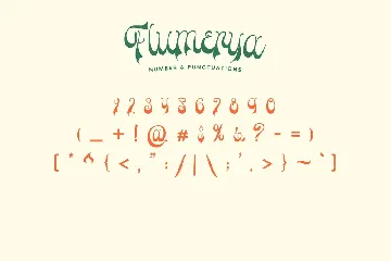 Flumerya font