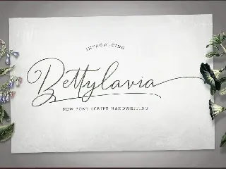 Bettylavia font