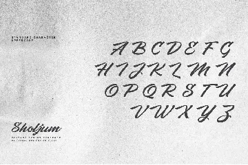 Sholjum font