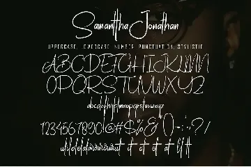 Samantta Jhonatan font