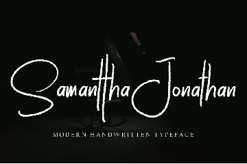 Samantta Jhonatan font