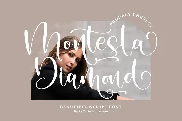 Montesla Diamond Beautiful Script Font