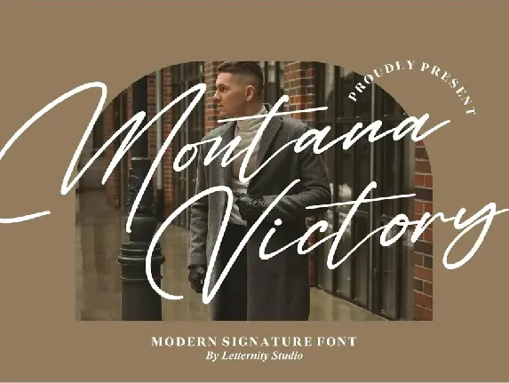 Montana Victory Modern Signature Font