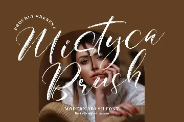 Mistyca Brush Modern Brush Font