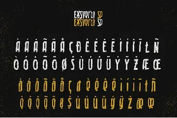 Exsverto Sp font