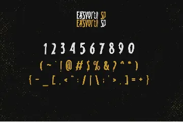 Exsverto Sp font