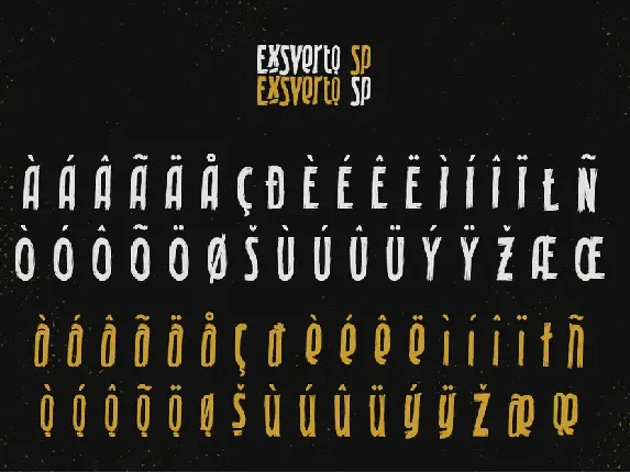 Exsverto Sp font