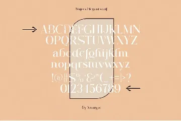 Majors A luxe serif font