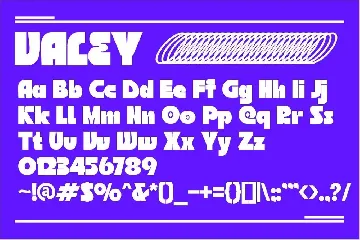 Valey font