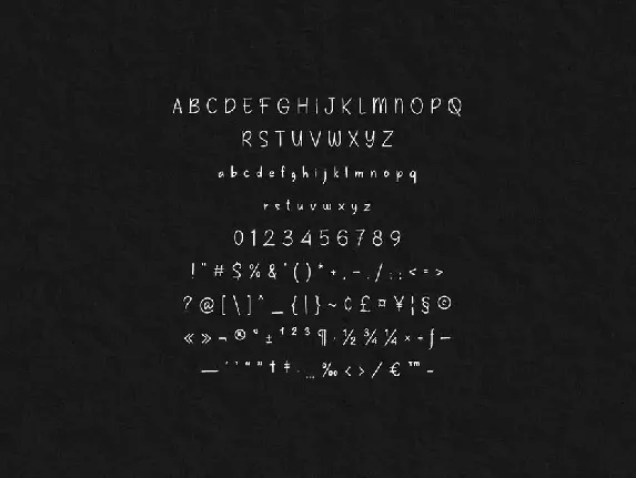 Black Note - Handwritten font