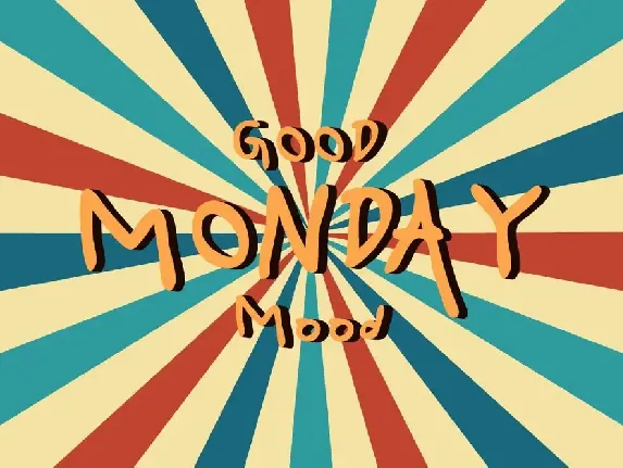 Monday Mood - Handwritten Font