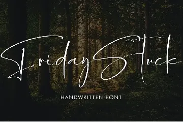 Friday Stuck font