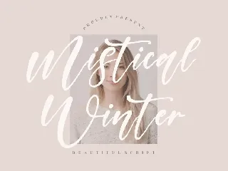 Mistical Winter Script Font