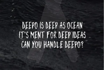 Deepo - Handwriting Font