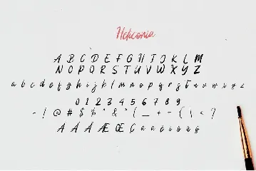 Heliconia font