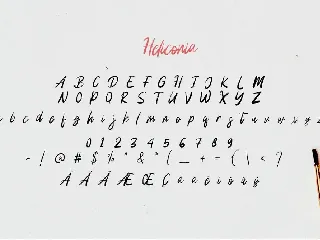 Heliconia font