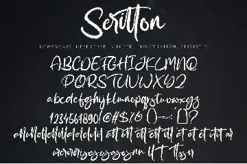 Seritton font