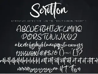 Seritton font