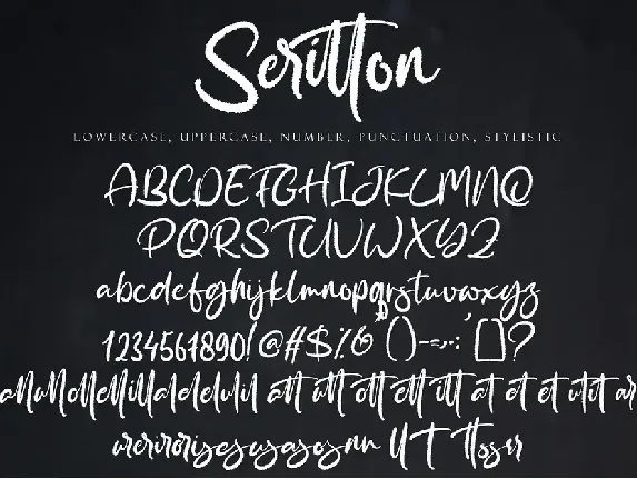 Seritton font