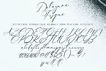 Delayuna Fosque font