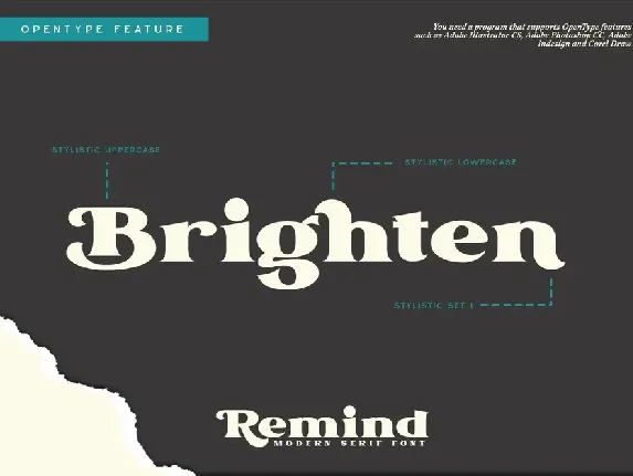 Remind-Modern Serif Font