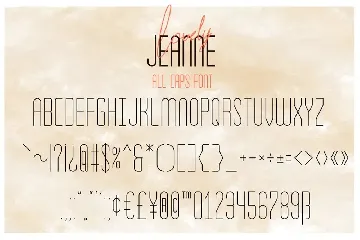 Lovely Jeanne - Script Font