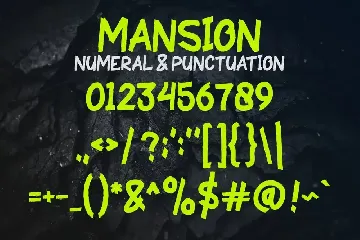 MANSION - A Modern Brush Font