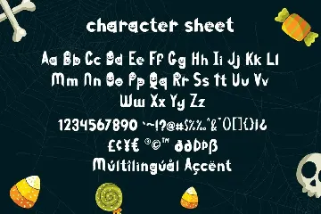 Pumpkin Face - Halloween Font